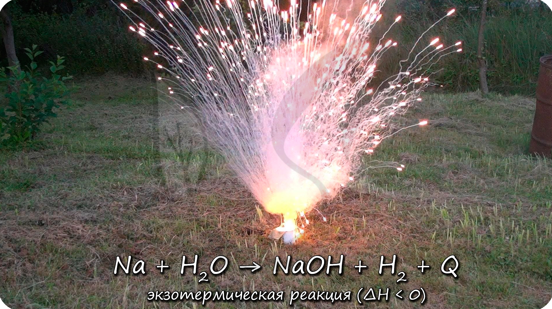 Реакция натрия с водой является. Натрий взрывается. Взрыв натрия в воде. Взрывные химические реакции. Химическая реакция взрыва.